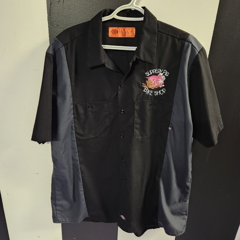 Rockabilly biker button up dickie